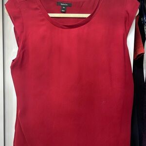 RW&CO. Rich Red Sleeveless Blouse